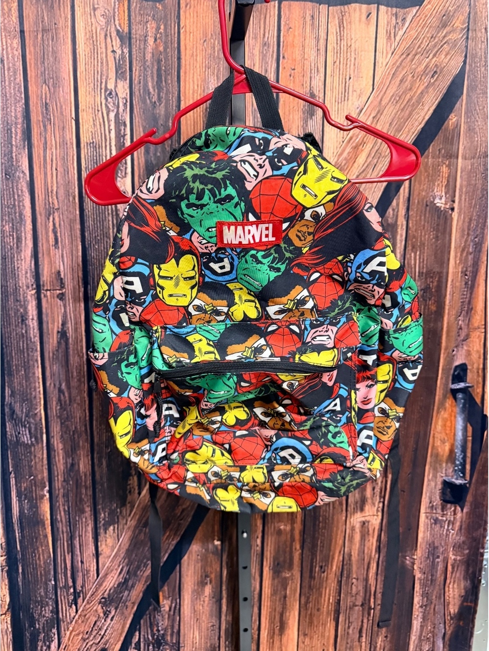 Marvel Superhero Print Backpack with Padded Straps